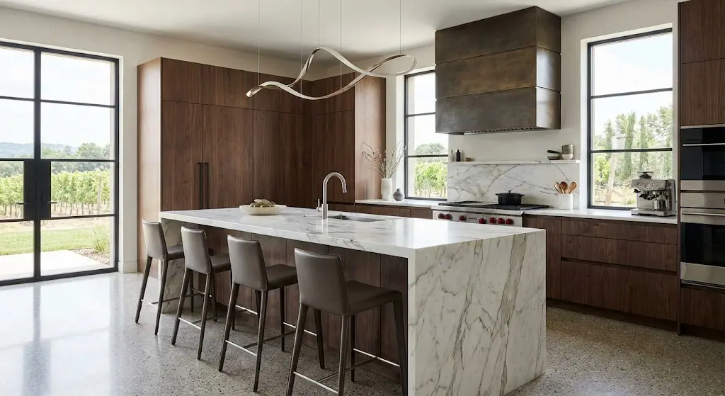 Luxury Italian Kitchen Interior